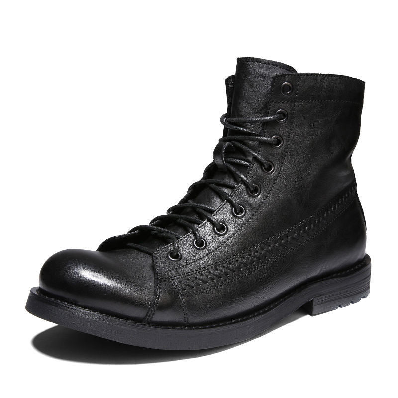 British Style Brush Color Worker Boot