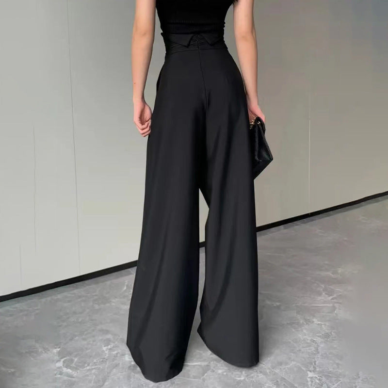 Fashion Drooping Wide-leg Pants Women